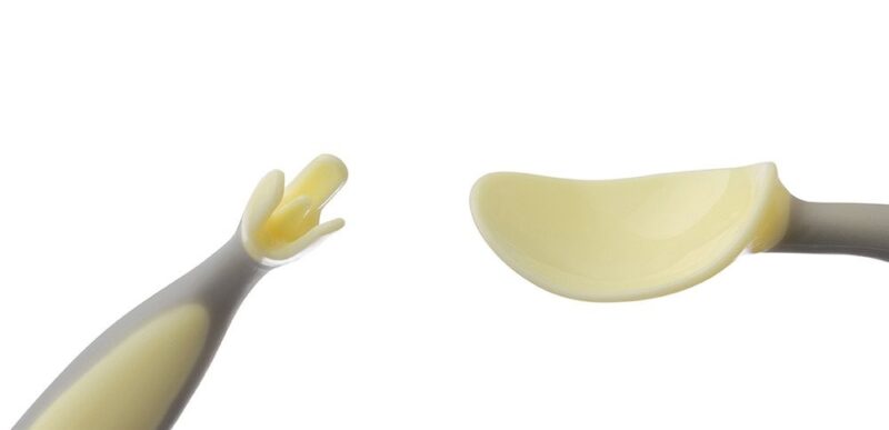 Sztućce do nauki smodzielnego jedzenia Gelato b box Banana Split