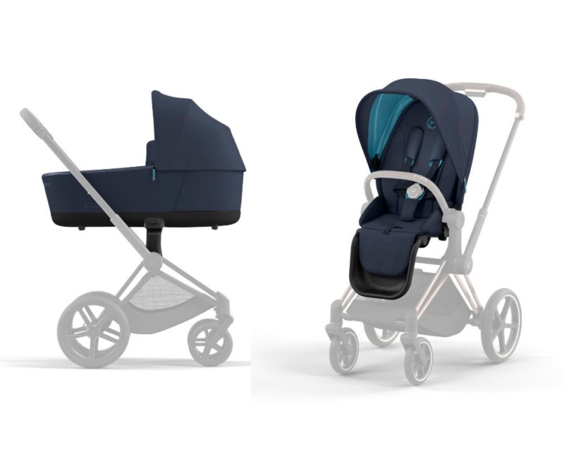 Gondola + Seat Pack Cybex Priam 4.0 Nautical Blue