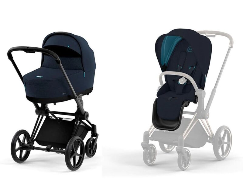 Gondola + Seat Pack Cybex Priam 4.0 Midnight Blue PLUS
