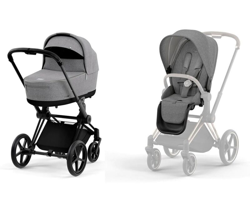 Gondola + Seat Pack Cybex Priam 4.0 Manhattan Grey PLUS