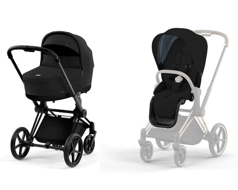 Gondola + Seat Pack Cybex Priam 4.0 Stardust Black PLUS