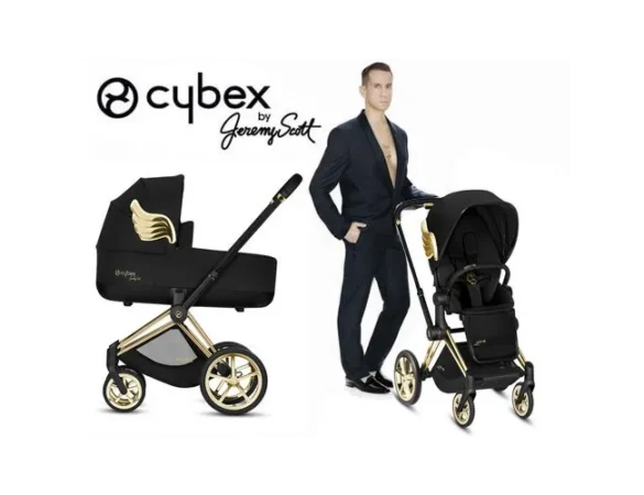 Cybex-Priam-Jeremy-Scott-Wings-5 spacerówka złoty wózek