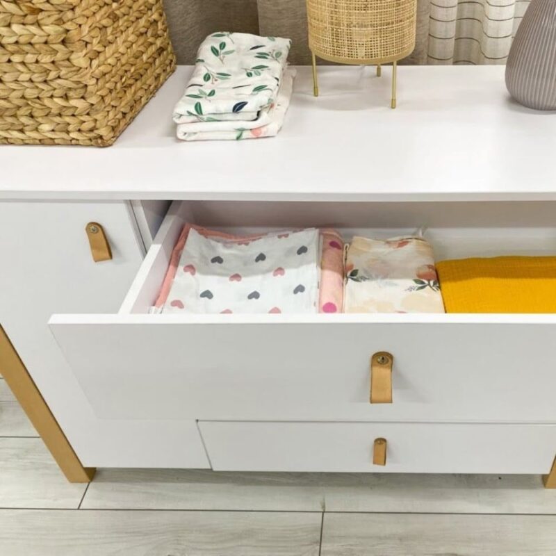 Komoda dziecięca Veres Monaco White Natural