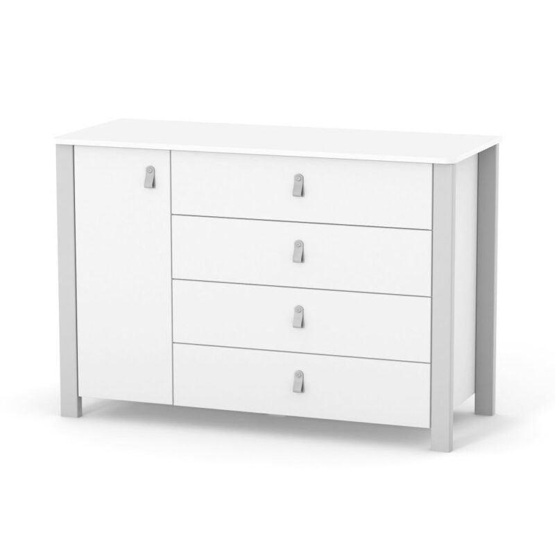 Komoda dziecięca Veres Monaco White Grey