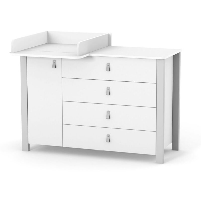 Komoda dziecięca Veres Monaco White Grey