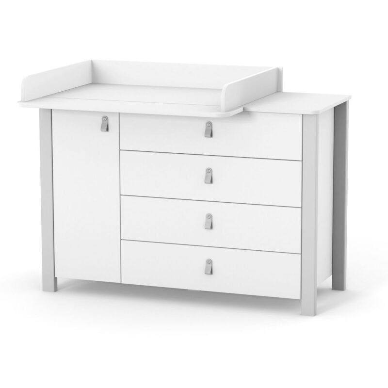 Komoda dziecięca Veres Monaco White Grey