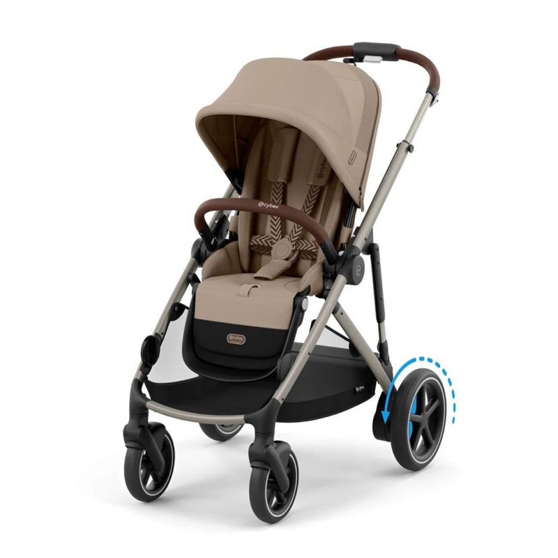 Wózek Spacerowy Cybex e-Gazelle S Almond Beige (Taupe Frame)