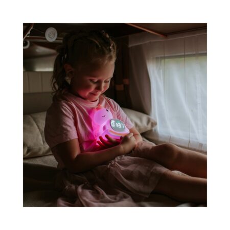 Magiczna Lampka Nocna z Budzikiem MARY'S – Jednorożec na Biegunach