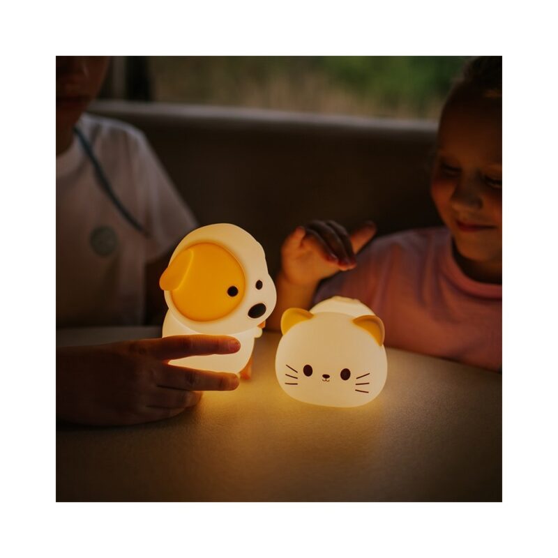 lampka nocna LED RGB Słodki Kotek