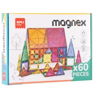 Klocki magnetyczne Magnex Apli Kids 60 el.
