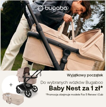 Bugaboo promocja wozek 2 w1 nest1